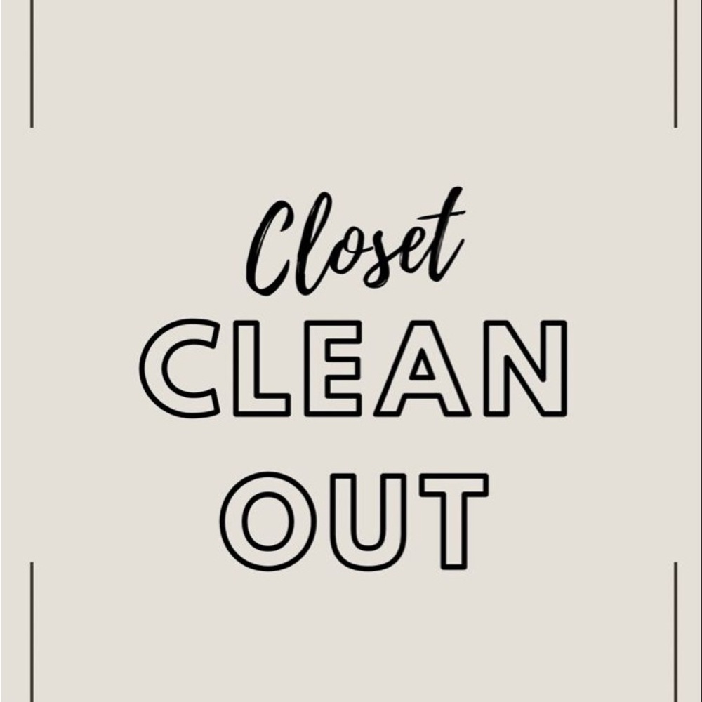 Closet Clean Out